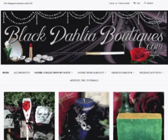 Blackdahliaboutiques.com(The Black Dahlia Boutique) Screenshot