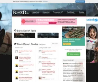 Blackd.de(Black Desert Guides & Tools) Screenshot