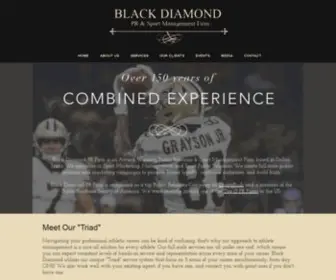 Blackdiamondfirm.com(Black Diamond PR & Sport Management Firm) Screenshot