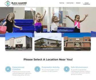 Blackdiamondgym.com(Black Diamond Gymnastics and Sports Center) Screenshot