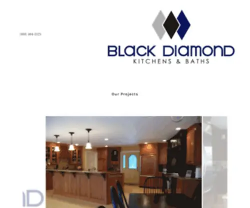 Blackdiamondkitchens.com(Black Diamond Kitchen's) Screenshot