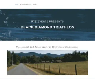Blackdiamondtri.com(Raise the Bar) Screenshot