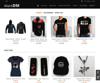 Blackdm.com(Find your favorite band merch on our Depeche Mode Store today) Screenshot
