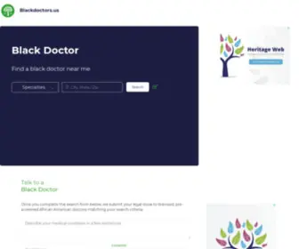 Blackdoctors.us(Black Doctors Directory) Screenshot