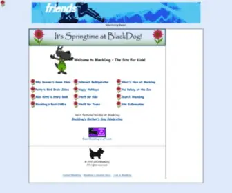 Blackdog4Kids.com(The Site for Kids) Screenshot