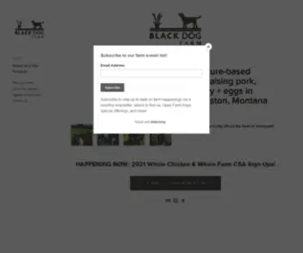 Blackdogfarmmt.com(Black Dog Farm) Screenshot