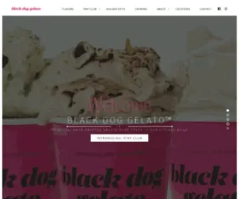 Blackdoggelato.com(Gelato Shop) Screenshot