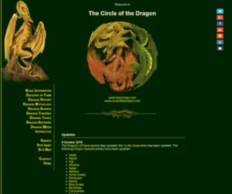 Blackdrago.com(The Circle of the Dragon) Screenshot