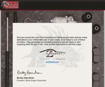 Blackdragonauto.com(Datsun 240Z) Screenshot