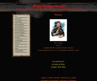 Blackdragonkenpo.net(Blackdragonkenpo) Screenshot