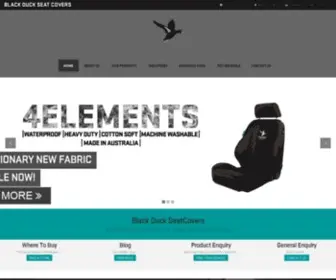 Blackduck.com.au(Official Black Duck SeatCovers) Screenshot