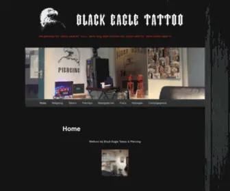 Blackeagletattoo.nl(Tattoo shop voor al u tattoo's en piercings in Doetinchem) Screenshot