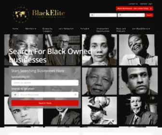 Blackelite.co(Black Business Directory) Screenshot