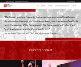 Blackensembletheater.org(Black Ensemble Theater and Cultural Center) Screenshot