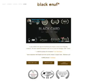 Blackenuf.com(Black enuf) Screenshot