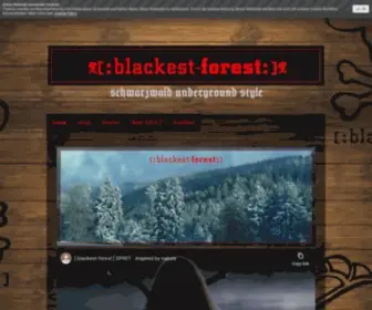 Blackest-Forest.de(Schwarzwald underground style) Screenshot