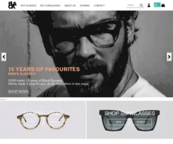 Blackeyewear.com(Iconic Fashion Glasses & Sunglasses) Screenshot