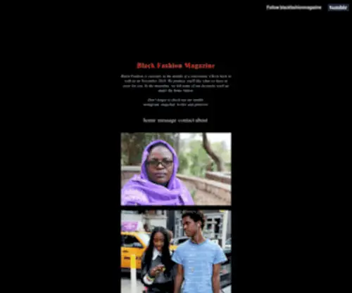 Blackfashionmag.com(Black Fashion) Screenshot