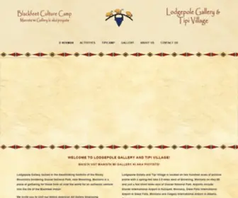 Blackfeetculturecamp.com(Blackfeet Culture Camp) Screenshot