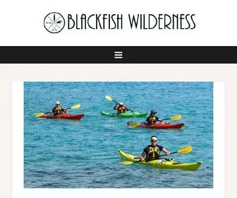 Blackfishwilderness.com Screenshot