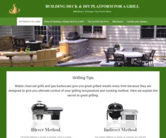 Blackforestbbq.tv(Building Deck & DIY Platform for a Grill) Screenshot