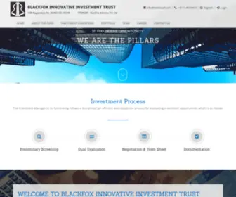 Blackfoxaif.com(BLACKFOX INNOVATIVE INVESTMENT TRUST) Screenshot