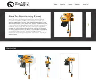 Blackfoxhoist.com(Black Fox) Screenshot