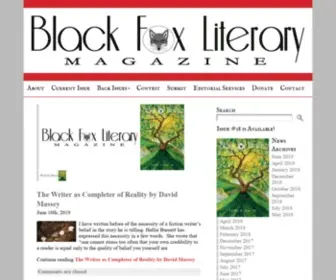 Blackfoxlitmag.com(Black Fox Literary Magazine) Screenshot