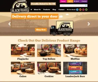 Blackfriarsbakery.co.uk(Blackfriars Flapjacks) Screenshot