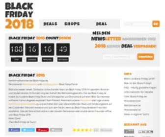 Blackfriday.de(Black Friday 2020 in Deutschland) Screenshot