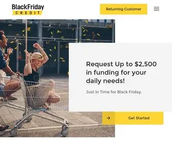 Blackfridaycredit.com(Receive up to $2) Screenshot