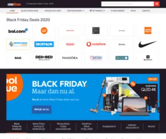 Blackfridayshops.nl(Black Friday 2021) Screenshot