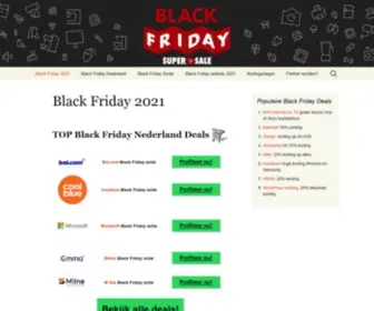 Blackfridaysupersale.nl(Black Friday 2023) Screenshot