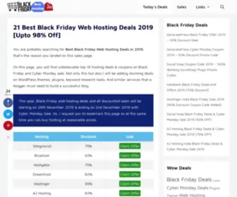 Blackfridaywebhostingdeals.com(21 Best Black Friday Web Hosting Deals 2020) Screenshot