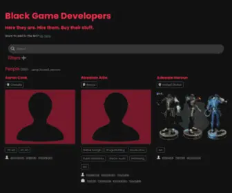 Blackgamedevs.com(Black Game Developers) Screenshot