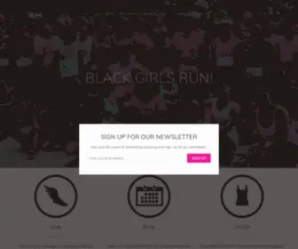 Blackgirlsrun.com(The MOVEment) Screenshot