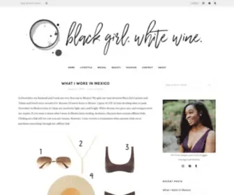 Blackgirlwhitewine.com(A lawyer's lifestyle blog) Screenshot