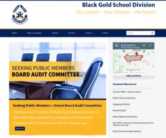 Blackgold.ca(Black Gold Regional Schools) Screenshot