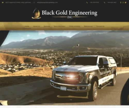 Blackgoldeng.com(Land Surveying Specialists) Screenshot