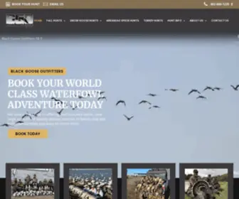 Blackgooseoutfitters.com(Nebraska Duck Hunting Guides & Goose Hunting Outfitters) Screenshot