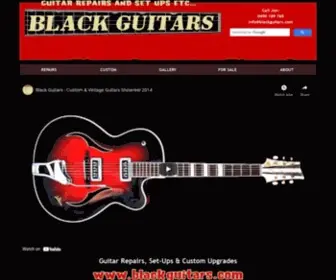 Blackguitars.com(Guitar Repairs) Screenshot