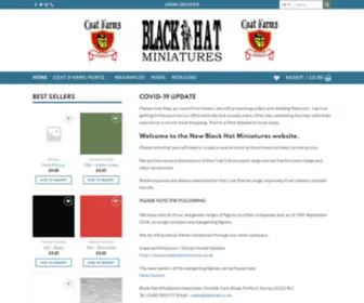 Blackhat.co.uk(Black Hat Miniatures) Screenshot