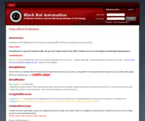 Blackhatautomation.com(Blackhatautomation) Screenshot
