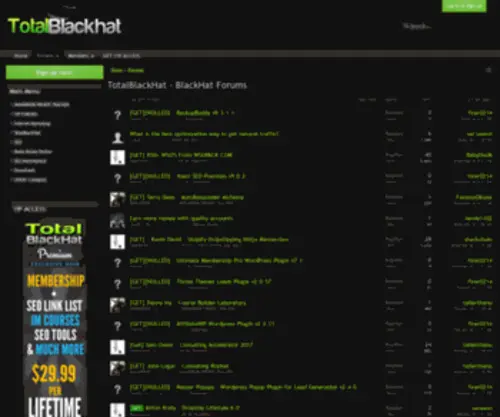 Blackhatboards.com(Blackhatboards) Screenshot