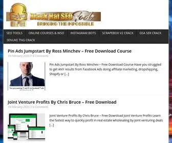 Blackhatseo-Tools.com(Best Cracked SEO Tools & Online Marketing Courses) Screenshot