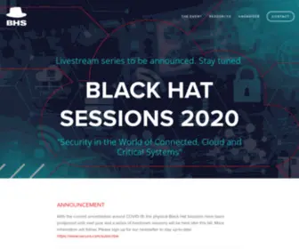 Blackhatsessions.com(Blackhatsessions) Screenshot