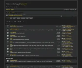 Blackhatway.com(BlackHatWay Forum) Screenshot