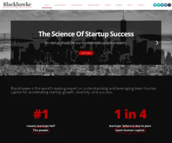 Blackhawke.io(The Science Of Startup Success) Screenshot