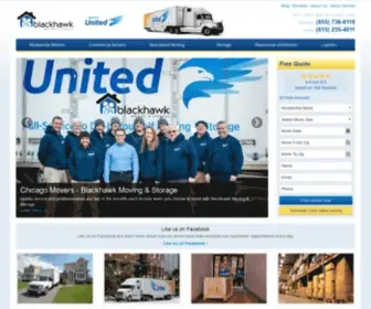 Blackhawkmoving.com(Chicago Moving Company) Screenshot