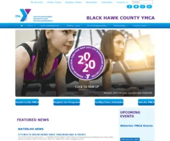 Blackhawkymca.org(The Family YMCA of Black Hawk County) Screenshot